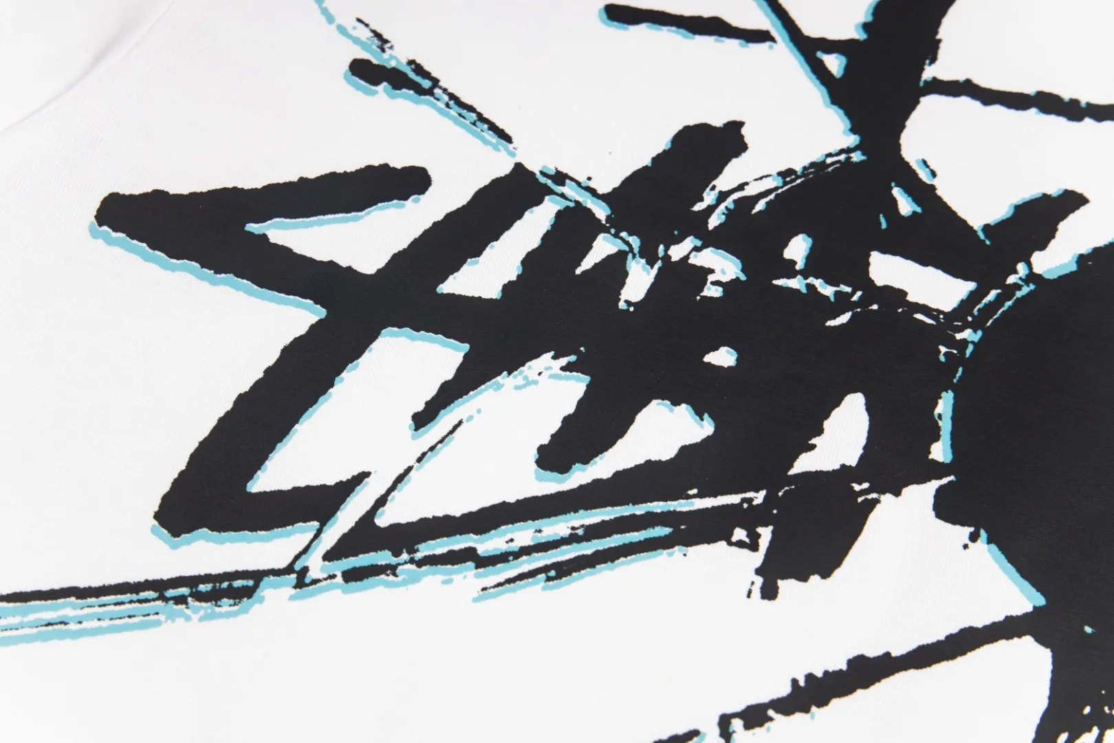 🔥 109# P55 （In Stock ） Stussy 8 Series SHATTERED TEE 8 Logo T Same Style ：Black White Size：S M L XL ： 260 ：